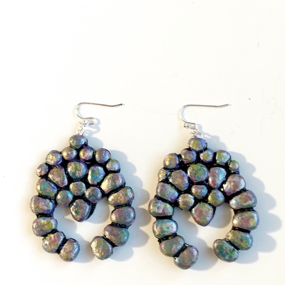 Squash blossom earrings artisan made